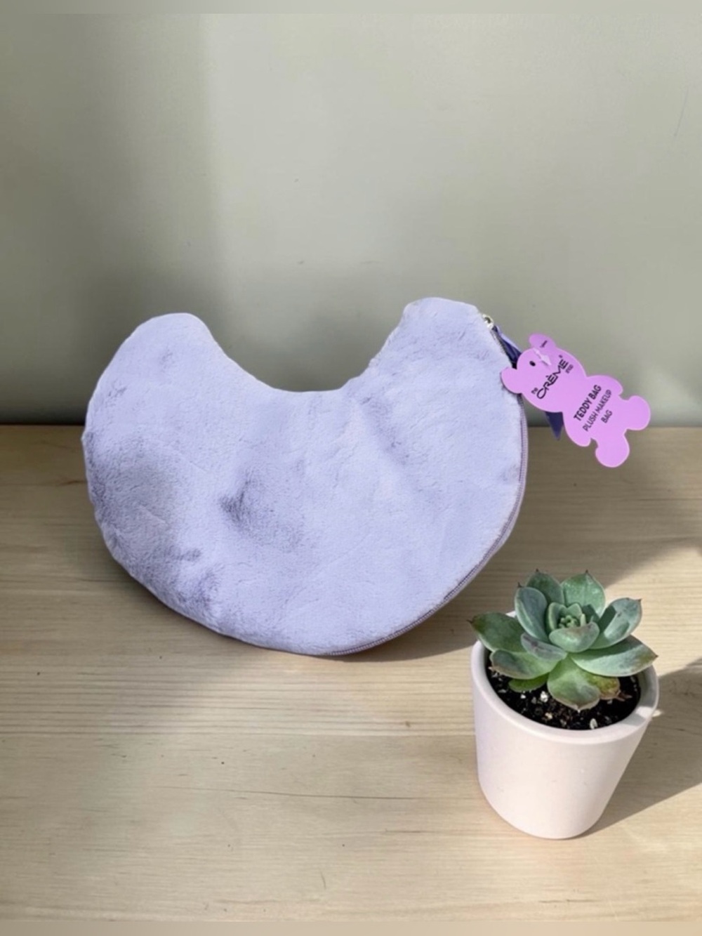 Creme Shop Velour Pouch - Lavender